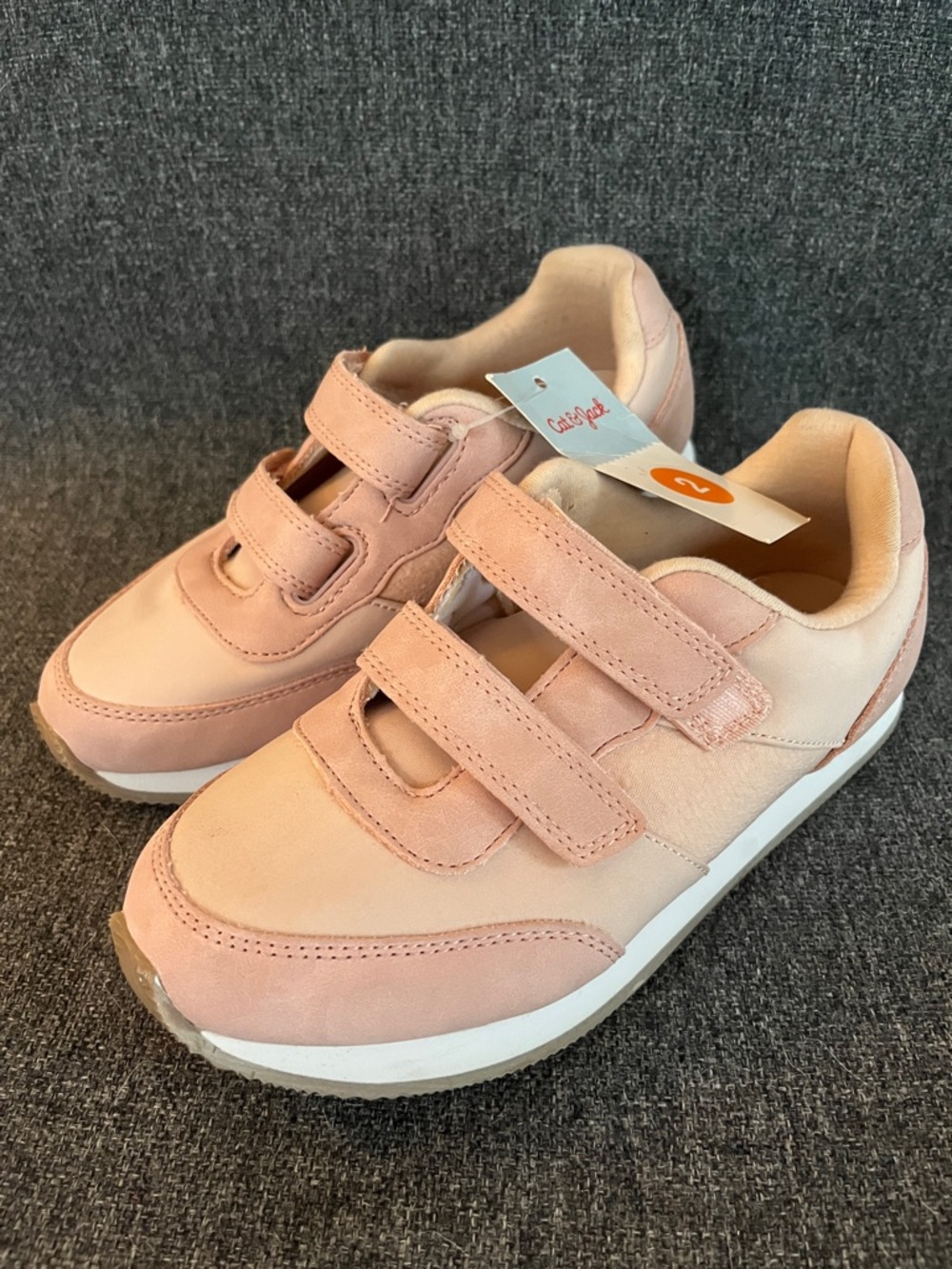 NWT Pink Cat & Jack Charlie Girls’ Sneakers sz 2